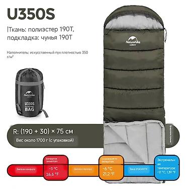 Спальный мешок Naturehike U350S - Прямой (r-образный) крой