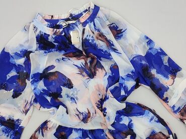 zara sukienka w kwiaty z bufiastymi rękawami: TU Woman, Women`s dress, size M