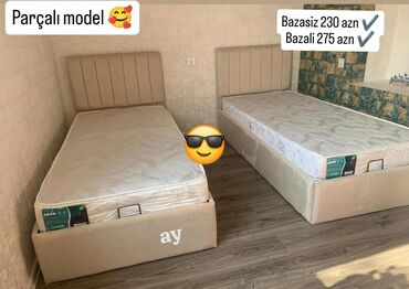 Divanlar: Yeni, Təknəfərlik çarpayı, Bazasız