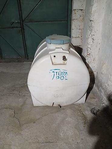 Baklar və çənlər: Türk Pol polietilen su çəni – 1000 litr - Həcm: 1000 L (korpusa — 1