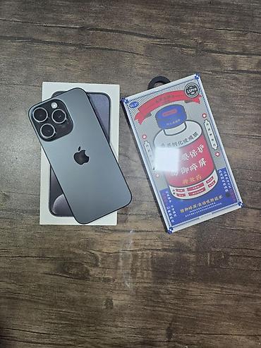 iphone 15 pro replika: IPhone 15 Pro, Black Titanium, Face ID — 1