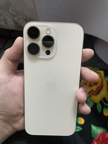 морозильник сатылат: IPhone 16 Pro Max, Жаңы, 256 ГБ, Natural Titanium, Коргоочу айнек, Каптама, Куту, 95 %