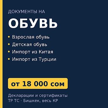 сертификат номер кр: Декларация ТР ТС на одежду, обувь, детские товары — от 18 000 сом — 5