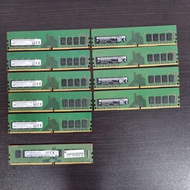 Оперативная память (RAM): Оперативная память, 8 ГБ, DDR4, 2400 МГц, Для ПК