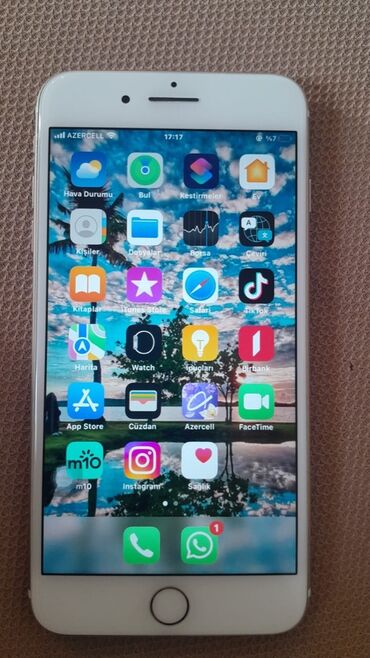 чехол iphone 5: IPhone 7 Plus, 32 GB, Qızılı, Barmaq izi