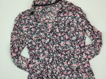 bluzki w kwiaty z bufiastymi rękawami: Koszula Damska, S, stan - Dobry