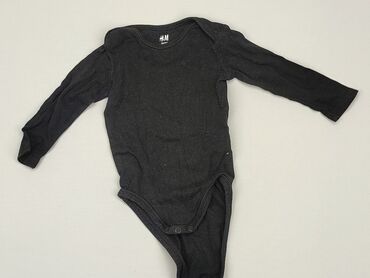 body niemowlęce czarne: Body, H&M, 3-6 m, 
stan - Dobry