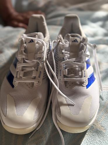 гандом: Мужские кроссовки, 43, Adidas, Новый, цвет - Белый, Платная доставка — 5