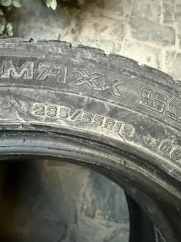 Шины: Шины 225 / 60 / R 18, Всесезонная, Б/у, Легковые, Dunlop — 4