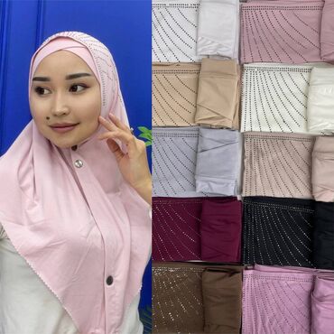 платки хиджаб: Платок, Готовый, Лето, Кашемир