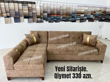 купить недорогой диван: Künc divan, Qonaq otağı üçün, Parça, Bazalı, Açılan, Kitab