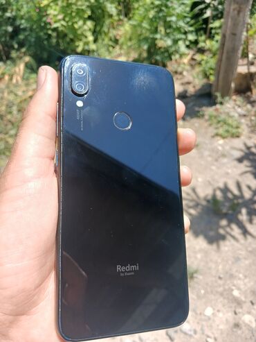 телефон fly cirrus 1: Redmi Note 7, 64 GB, rəng - Qara, Düyməli, Barmaq izi, Face ID