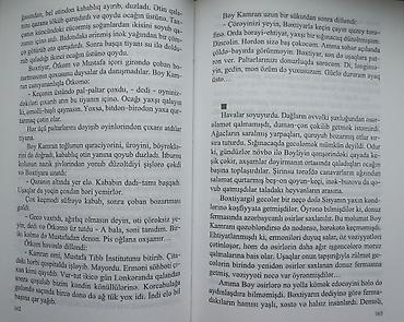 Книги и журналы: “Yanan qar” romanı (H.Mirələmov), “Nuh, gəminə götür bizi” və “Tanrı — 4