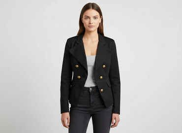 czerwone spodnie h m: H&M, Marynarka damska, rozmiar XS