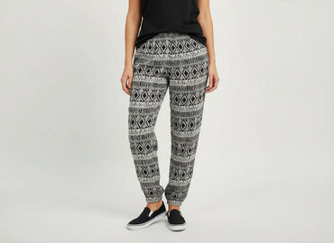 spodnie sizeer: Spodnie materiałowe damskie, rozmiar S