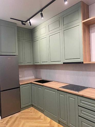 Кухонные гарнитуры: Кухонный гарнитур, цвет - Серый, МДФ — 15