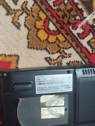 ASUS: Salam ASUS noutbuk – model F5SRL satılır Inteldir, amma ssd qoşulsa I5 — 3