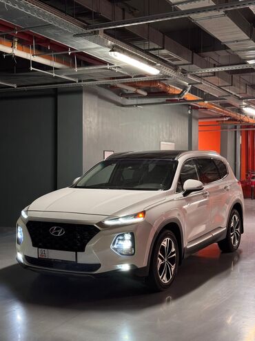 самая дорогая машина в кыргызстане: Hyundai Santa Fe: 2019 г., 2 л, Автоматические, Бензин, Кроссовер