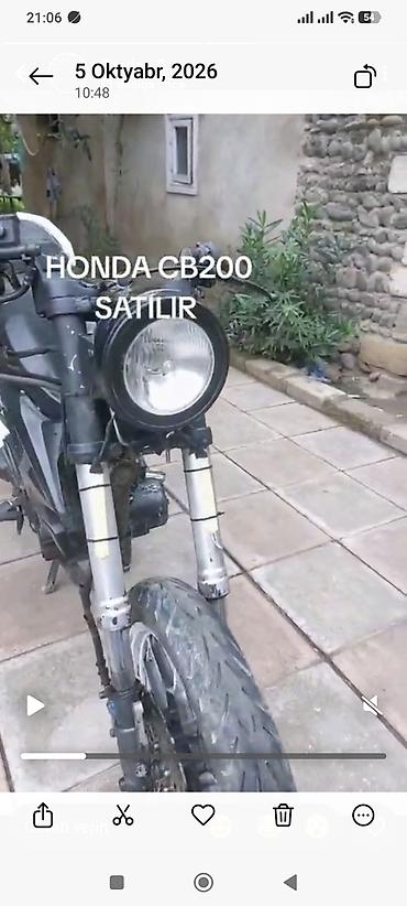 moto moped: Honda - CB200, 200 sm3 — 2
