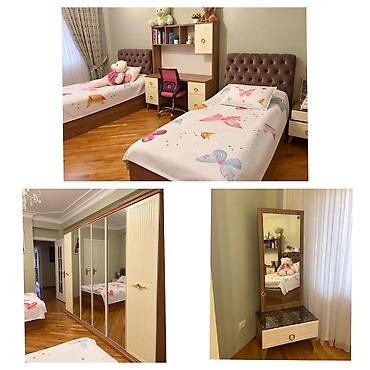 Gənc yataq desti 2 eded bazalı çarpayi,yazı masası ve Böyük gents