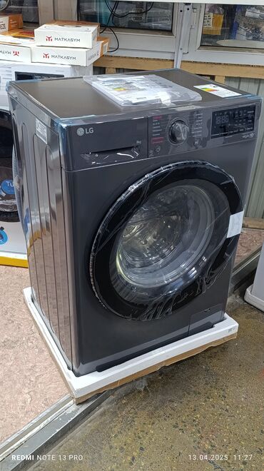 машина дом: Кир жуучу машина LG, Жаңы, Автомат, 9 кг чейин, Компакттуу