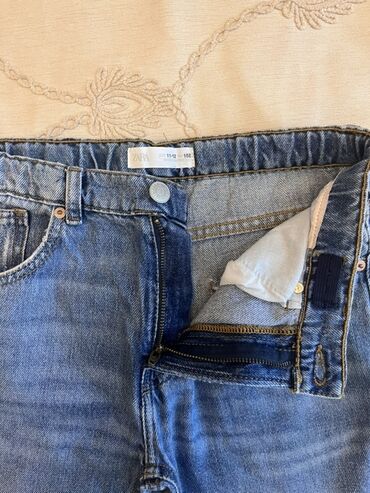 ZX: Mavi rəngli denim şort - Material: klassik denim (pambıq əsaslı) -