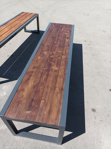 Другая садовая мебель: Скамейка без спинки Скамейка со спинкой Изготовим любой размер и фасон — 13