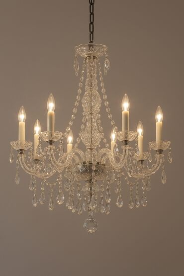 Asılqanlar: Çılçıraq, 9 lampa, Xrustal
