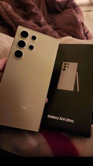 islenmis samsung telefonlari: Samsung Galaxy S24 Ultra, 256 ГБ, цвет - Серый