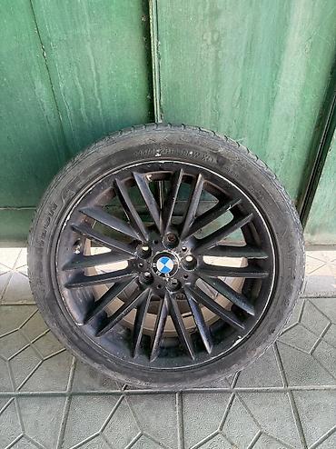 tir: 4шт диски 5/120 235/45 r18 диски вареные, состояние среднее! цена — 1