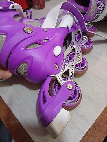 powerslide roleri: Rolerke (in-line) za decu – ljubičaste sa sivim i belim detaljima - — 10
