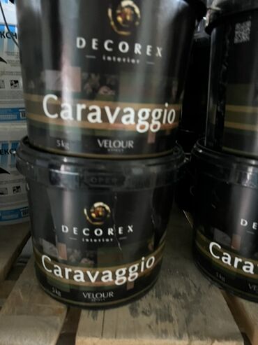 жидкие травертин: Декоративная краска для интерьера Decorex Caravaggio, поставляется в