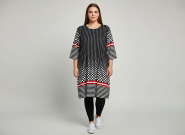 niebieska sukienki midi: Women`s dress, size XL