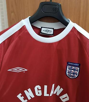 Kişi geyimləri: Futbolka, Umbro, L, rəng - Qırmızı — 3