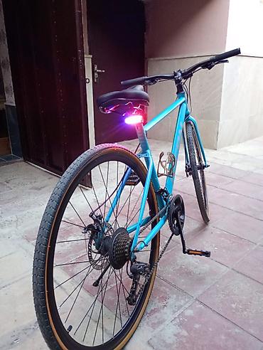 Şəhər velosipedləri: Şəhər/fitness tipli velosiped – GERM markası, turkuaz rəng. Qiyməti — 3