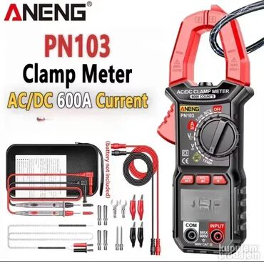 Ostali uređaji: ANENG PN103 Amper Klešta - Unimer Multimetar 600A NCV Hz Ohm Profi — 12