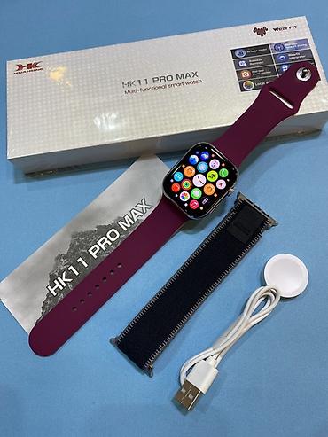 pro max: Yeni, Smart saat, Wearfit, Sensor ekran, rəng - Bənövşəyi — 3