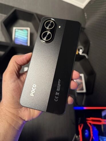 телефон поко ф5: Poco C75, Жаңы, 64 ГБ, түсү - Кара, 2 SIM