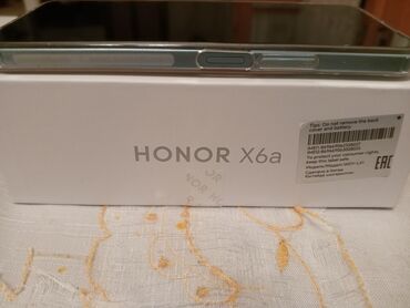 mikrofon qiymətləri: Honor X6a, 128 GB, rəng - Yaşıl, İki sim kartlı