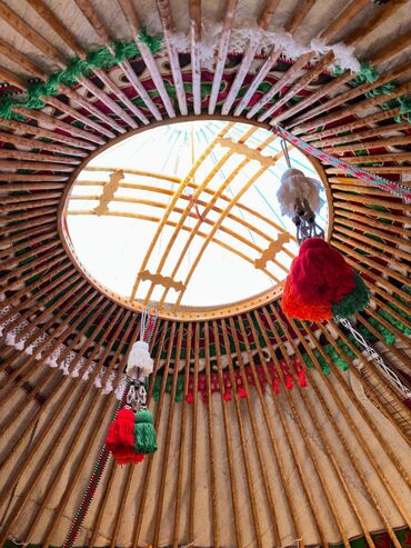 Продажа юрт: Юрта традиционная круглая - Конструкция: разборная каркасная юрта из — 5