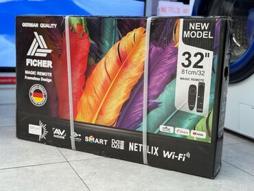 kontakt home televizor altlığı: Alman brendi FICHER 🇧🇪 Ekran ölçüsü- 32"(82sm)📺 Smart tv (wifi) ✔️