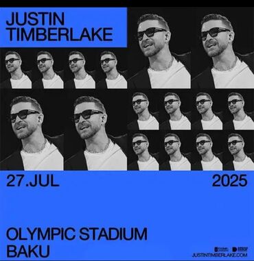 miri yusif konsert: Justin Timberlake konsertinə bilet satılır. 510 sektor sıra 12 yer 25