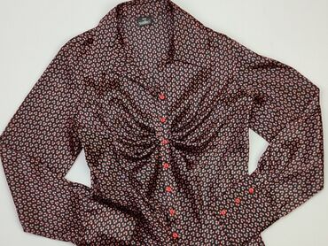 czarne bluzki długi rekaw: Блуза жіноча, S, стан - Ідеальний