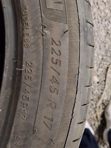 225 80 17 5: Шины 225 / 45 / R 17, Лето, Б/у, Комплект, Легковые, Франция, Michelin — 3