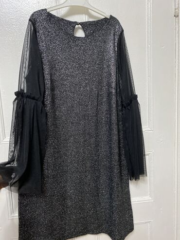 платья черное: Вечернее платье, Коктейльное, Короткая модель, С рукавами, S (EU 36), M (EU 38)