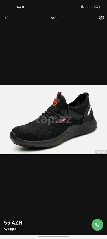 Krasofkalar və idman ayaqqabıları: Salam teklukesizlik ayablari tezedi 42razmer super gorunuşu var burnu — 3