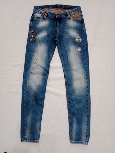 crne teksas jakne: 27, 30, Cotton, Regular rise, Skinny