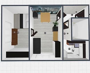 2 комнаты квартира: 2 комнаты, 42 м², 1 этаж, Евроремонт — 1