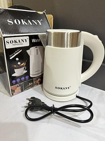 slim cay: Elektrik çaydan Sokany, 1 - 1.5 l, Yeni — 1