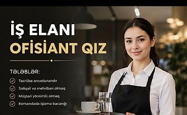 coban isi: Ofisiant tələb olunur, Kafe — 1